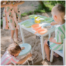 סט כלי אוכל פסטל ויקינג