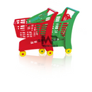 עגלת סופר פלסטיק