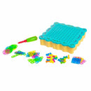 משחק מברגה + משטח הברגות מואר 200 חלקים