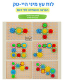 לוח עץ מיני היי-טק - הברגה והשחלה