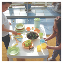 סט כלי אוכל פסטל ויקינג