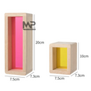 קוביות פרספקס מעץ בוק סט 36 חלקים