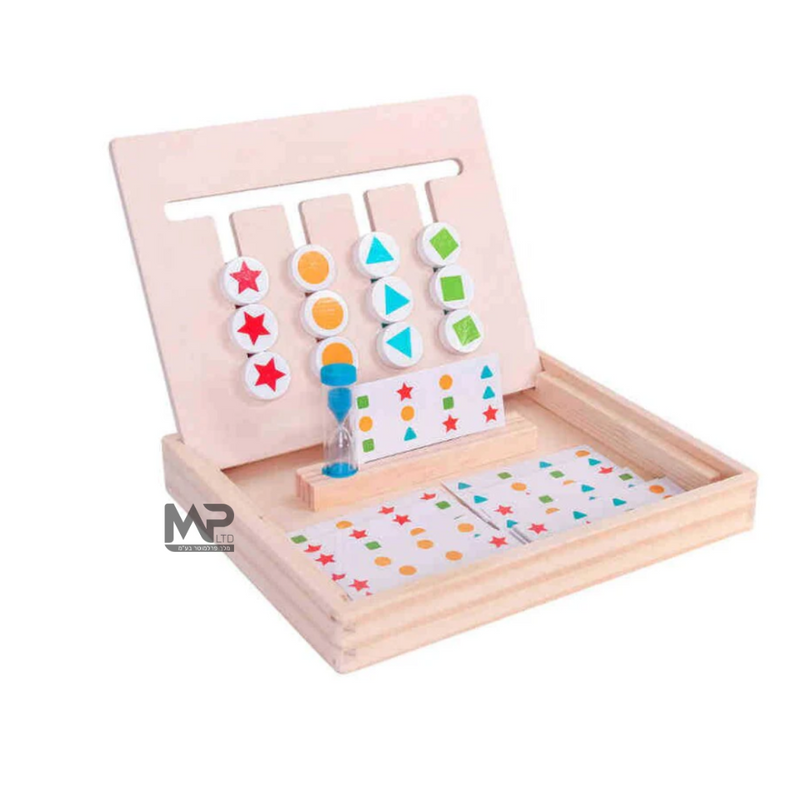 הזז צורה וצבע עץ