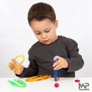 סט 6 מלקט שקוף-צבעוני