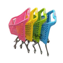 עגלת סופר מתכת צבעוניות