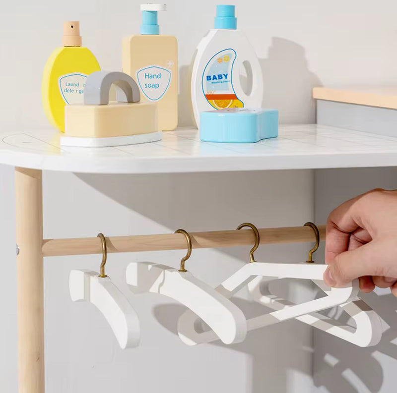 מכונת כביסה מעץ