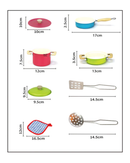 סט סירים נירוסטה צבעוני 8 חלקים