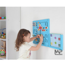 לוח קיר התאמת צבעים תכלת גוגו