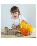 בונים טירות בחול - סט 3 תבניות+כף מגרפה מריונקס