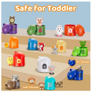 משחק מיון והתאמה רך - חיות לבתים