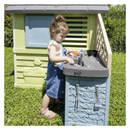 בית לחצר + מטבח סמובי - כחול