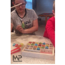 משחק דגים עץ מגנט + תרגילי חשבון