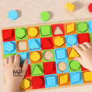 התאם צורה וצבע עץ + קוביות