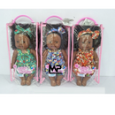 בובה 30 ס''מ בת כהה - אפרו