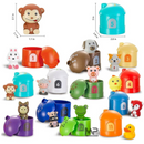 משחק מיון והתאמה רך - חיות לבתים