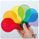 סט 6 משוטים שקוף-צבעוני