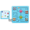 לוח קיר התאמת צבעים תכלת גוגו