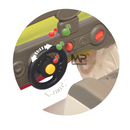 מתקן פעילות מכונית עם מגלשה SMOBY