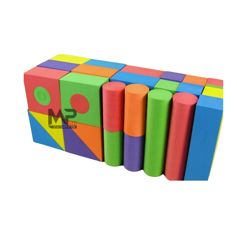 סט 48 קוביות ספוג צבעוניות