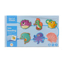 השחלת חרוזים מעץ - עולם המים