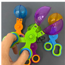 סט 4 מלקטים עגולים מספריים