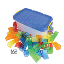 יח' 50 - קוביות מפלסטיק שקוף לשולחן אור