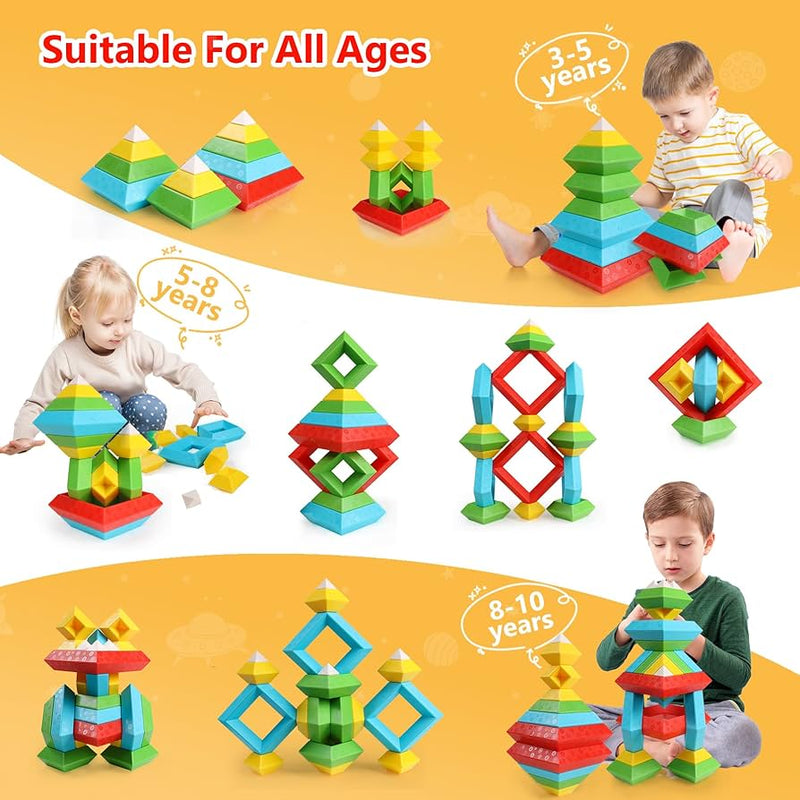בונים פירמידות - 30 חלקים