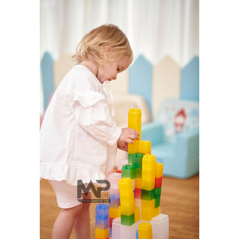 קוביות סיליקון חצי שקוף - 160 חלקים