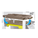 מתקן פעילות שער כדורגל+עמוד כדורסל+מגלשה Smoby