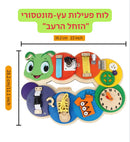 ״הזחל הרעב״ - לוח מונטסורי מעץ