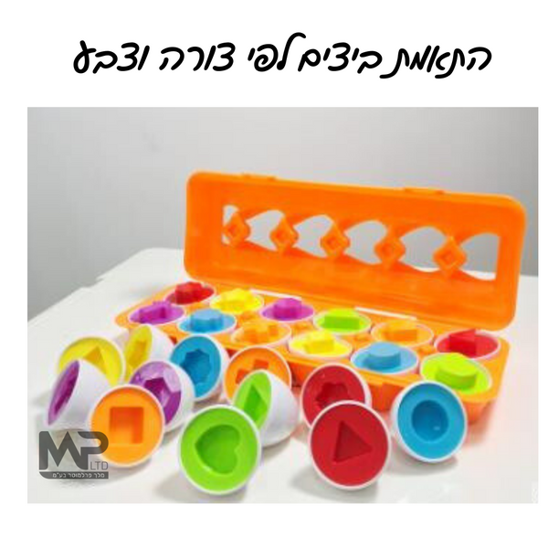 התאמת ביצים כתום - צורות