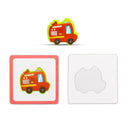 השחלת חרוזים מעץ - כלי תחבורה