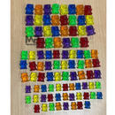 מיון דובים שקוף-צבעוני