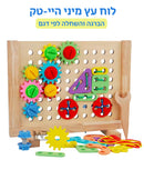 לוח עץ מיני היי-טק - הברגה והשחלה