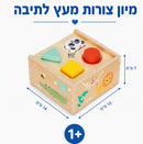 מיון צורות מעץ לתיבה