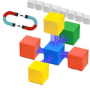 קוביות מגנט צבעוניות - 96 חלקים