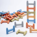 הרכבת גשרים פסטל - 60 חלקים