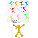 10 דמויות סיליקון מגנט