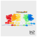 השחלת כפתורים שקוף - חור קטן