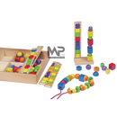 השחלת חרוזים לפי דגם גוגו