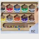 מבוך מגנט - מיון כמות וצבע