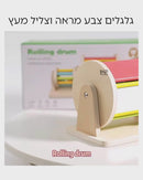 גלגלים צבע וצליל מעץ - מונטסורי