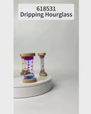 שעון נוזלי מעץ