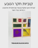 קוביות עץ חקר הטבע + מראה