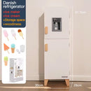 מקרר עץ עם קרח