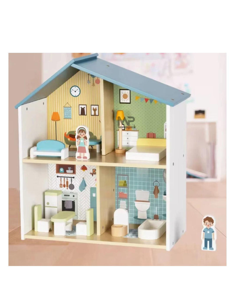 בית בובות קטן + אביזרים Tooky Toy