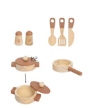מטבח עץ גדול + 10 אביזרים Tooky Toy