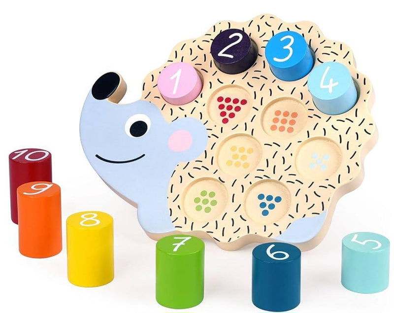 לומדים מספרים עם קיפודי - משחק עץ